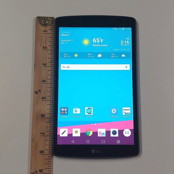 US Cellular LG G Pad F 8.0 UK495 Tablet 16GB WiFi Android 6.0 8" No Charger - Picture 4 of 7